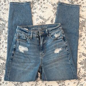 American Eagle - Mom Straight Jean - Stretch